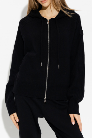 Moncler Puma amplified hoodie fl in black