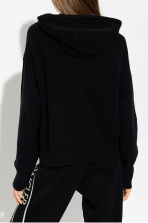Moncler Puma amplified hoodie fl in black