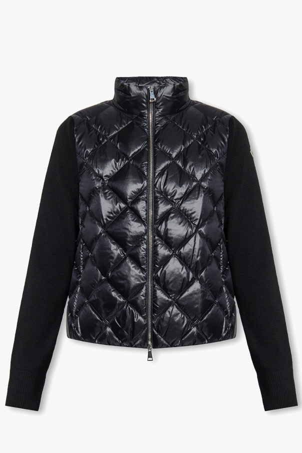 Moncler Lyle & Scott Sweatshirt mit Rundhalsausschnitt und Markenlogo am Saum in Marineblau