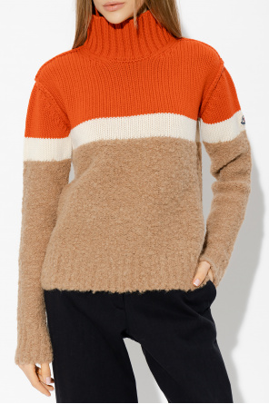 Moncler nanushka virote cable knitted crewneck sweater