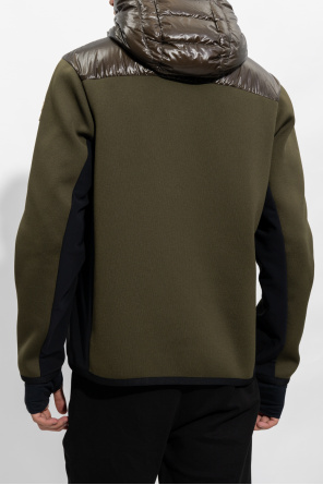 Moncler Grenoble raised-stitch detail sweater Grün