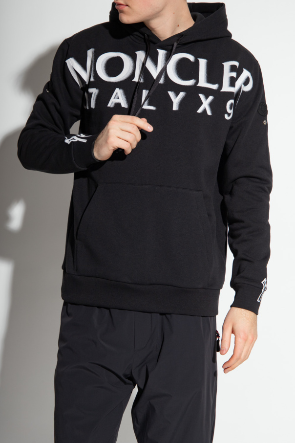 MONCLER GENIUS + 1017 ALYX 9SM printed cotton-blend jersey hoodie
