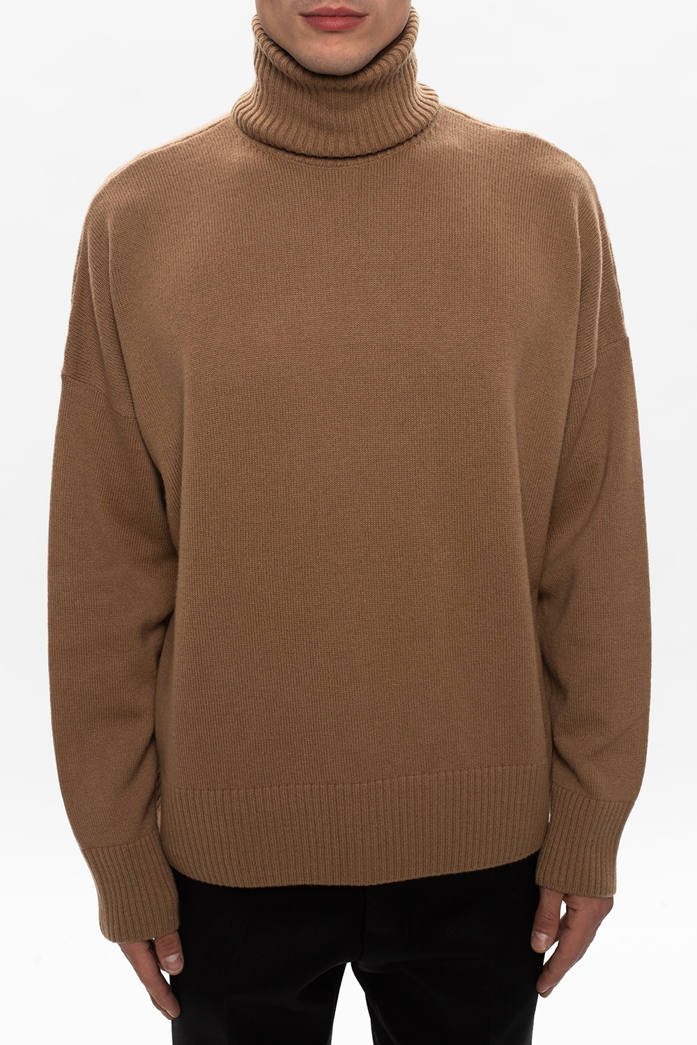 Semicouture Womans Striped Jersey T-shirt With Logo Print adidas D2M Motion Half Zip Sweatshirt