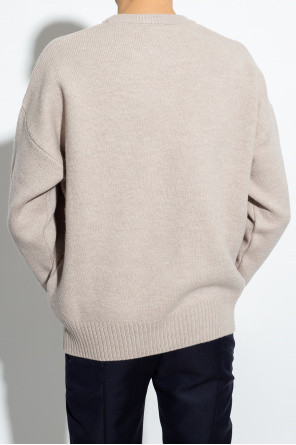 ribbed merino-cashmere polo shirt Wool sweater