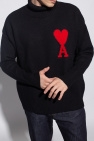 Ami Alexandre Mattiussi BLACK Wool turtleneck sweater