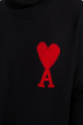 Ami Alexandre Mattiussi BLACK Wool turtleneck sweater