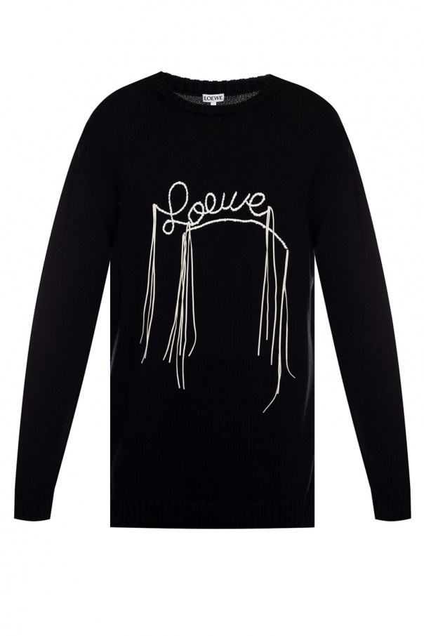 Loewe Woven sweater with logo