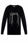 Loewe BLACK Woven sweater with logo
