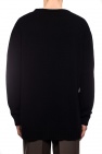 Loewe BLACK Woven sweater with logo