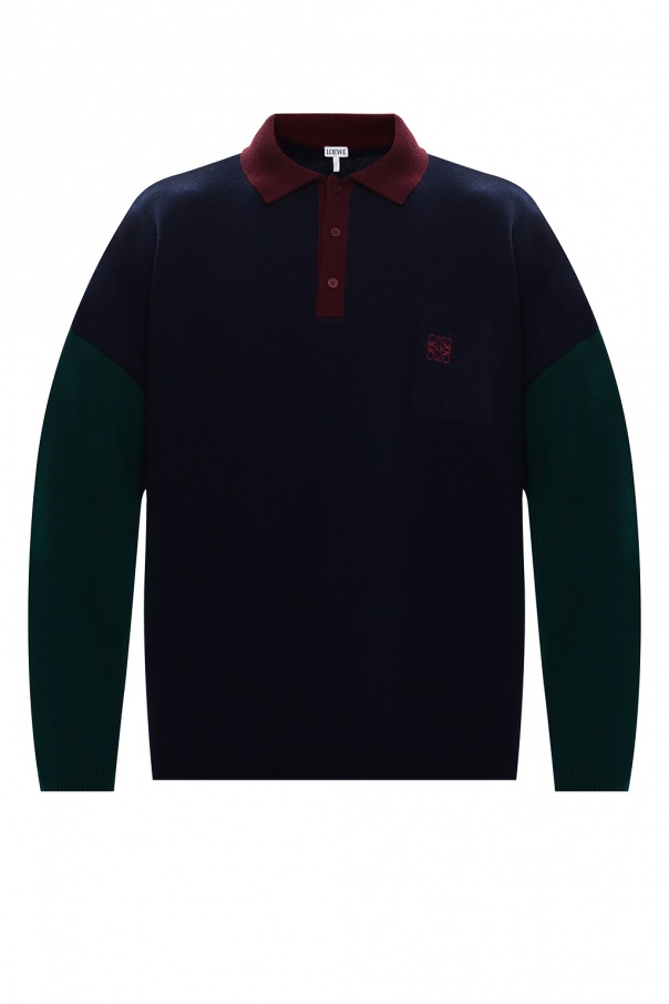 Loewe Wool polo collar sweater