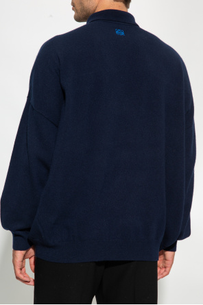 Loewe LFR Wool sweater with collar