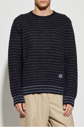Loewe Wool sweater with striped pattern