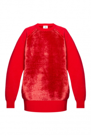 Faux fur sweatshirt od Alexander McQueen Kids