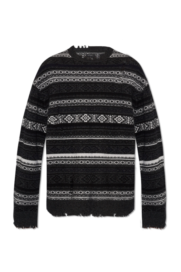 ‘Halldor’ patterned sweater od AllSaints