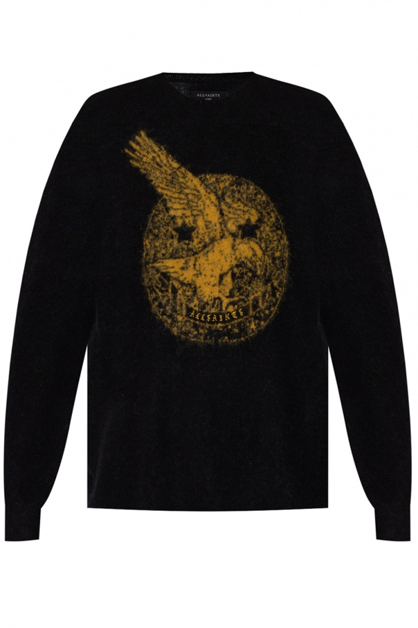 AllSaints ‘Harpy’ sweater with logo