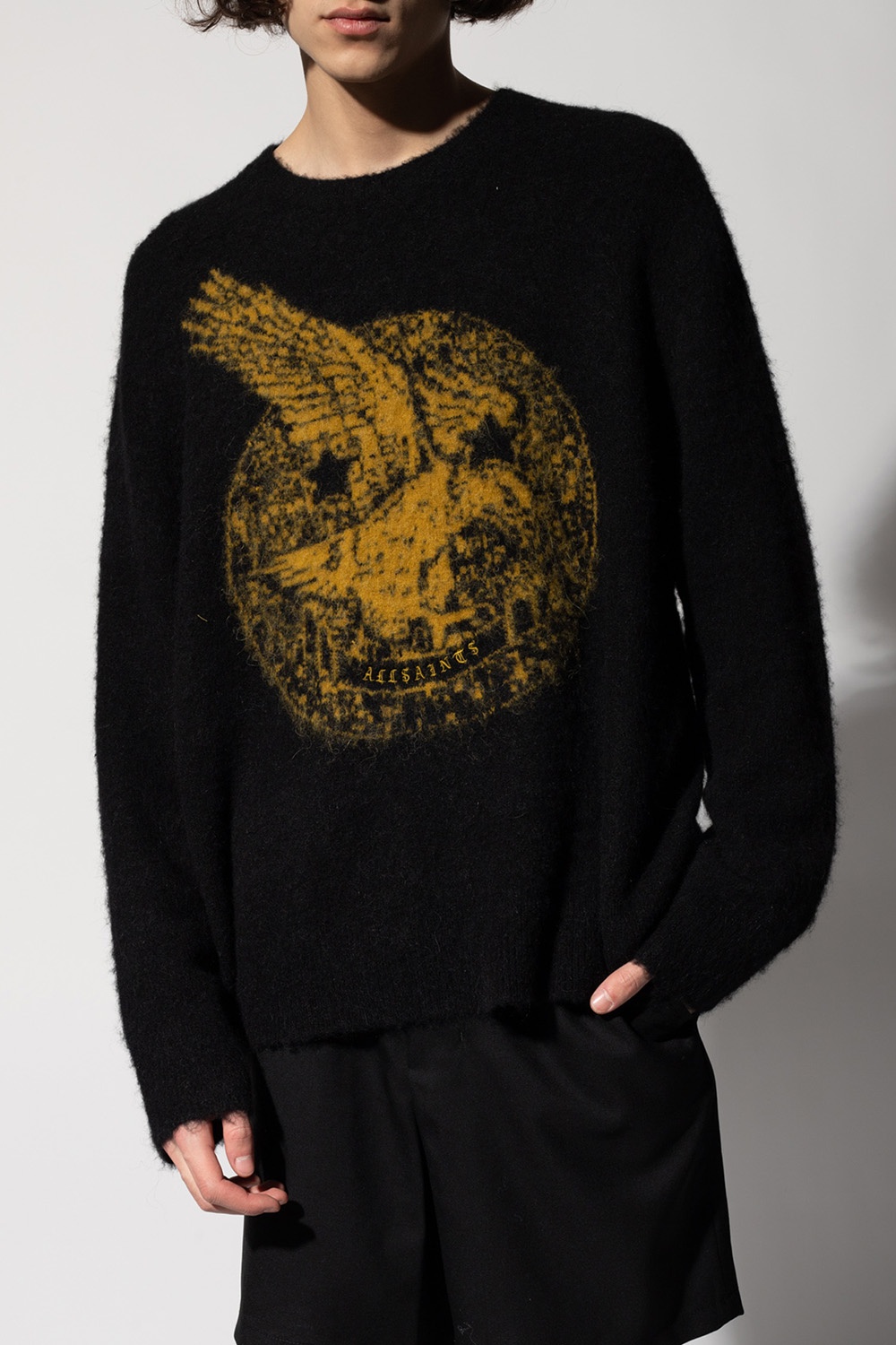 AllSaints ‘Harpy’ sweater with logo