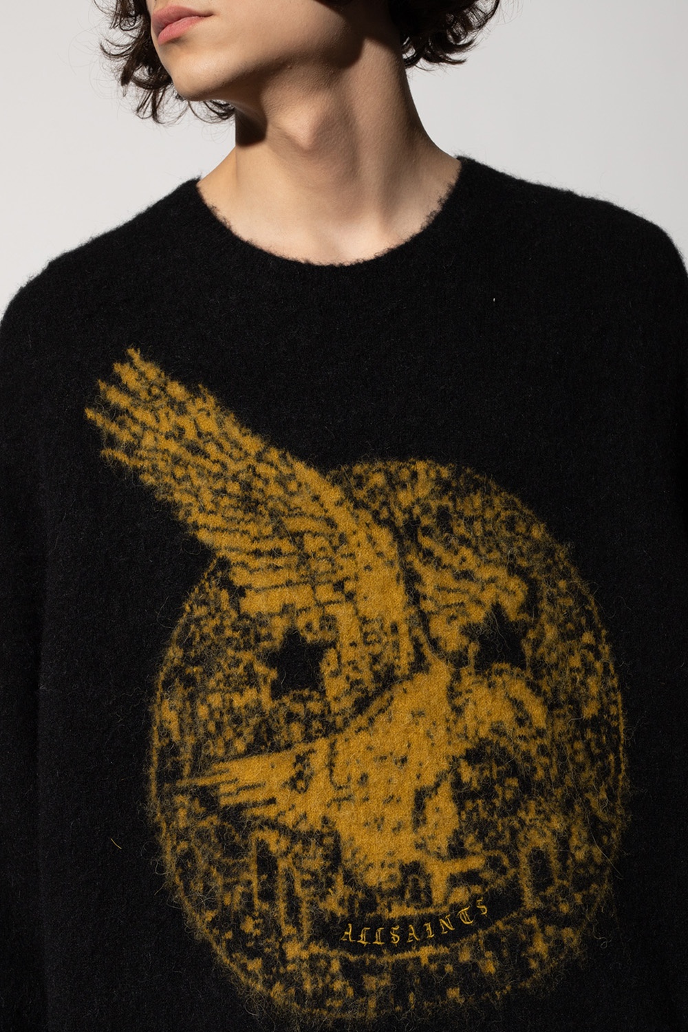 AllSaints ‘Harpy’ sweater with logo