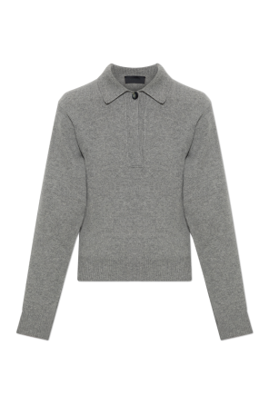 Wool polo "Ash"