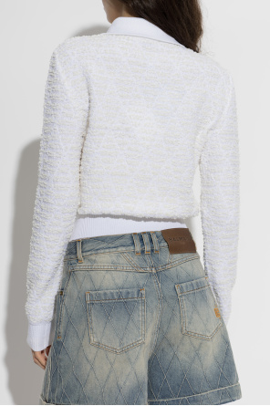 Balmain Sweter z kołnierzem
