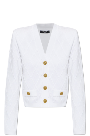 Cardigan with decorative pockets
