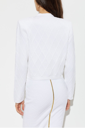 Balmain Cardigã com bolsos decorativos