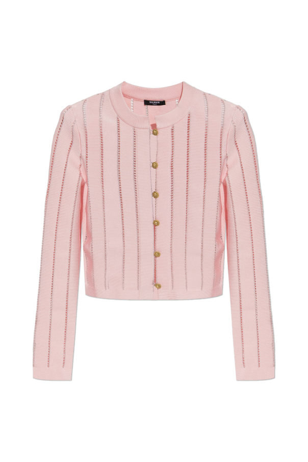Cardigan with lurex thread od Balmain