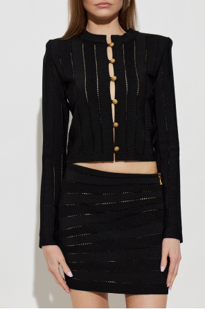Balmain Cardigan with shoulder pads