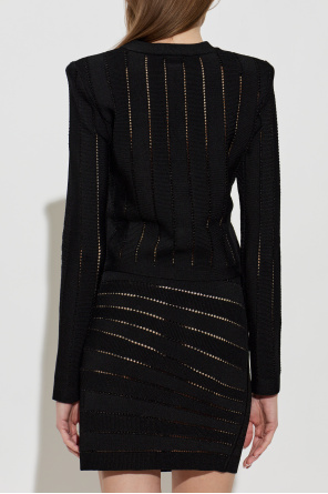 Balmain Cardigan with shoulder pads