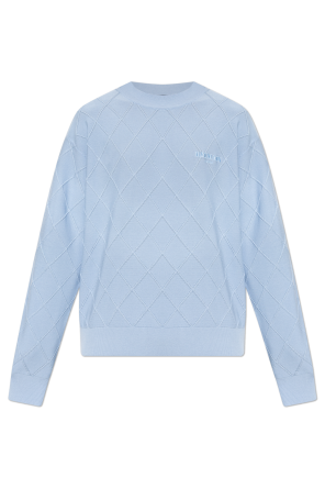 Sweater with embroidered logo