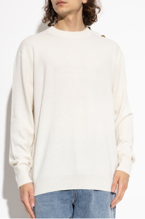 Balmain Sweater with snap button shoulder fastening