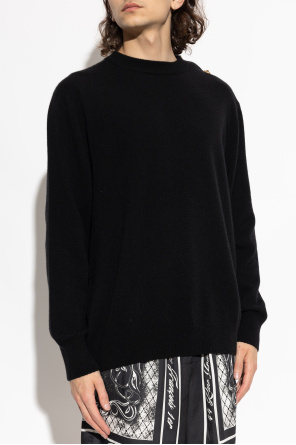 Balmain Sweater with shoulder fastening