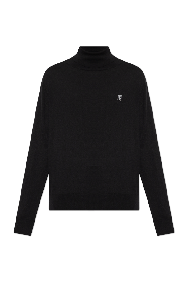Turtleneck with logo od Balmain