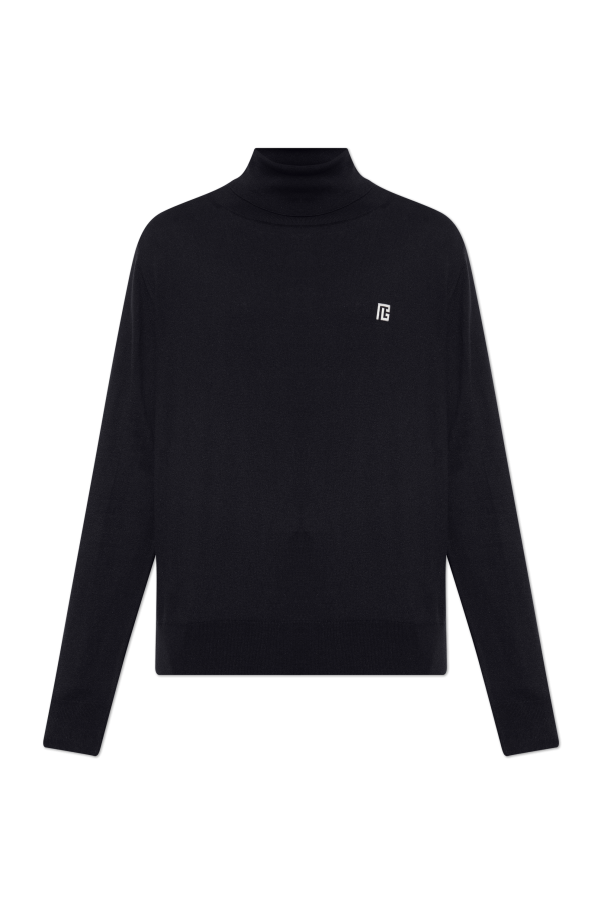 Turtleneck with logo od Balmain