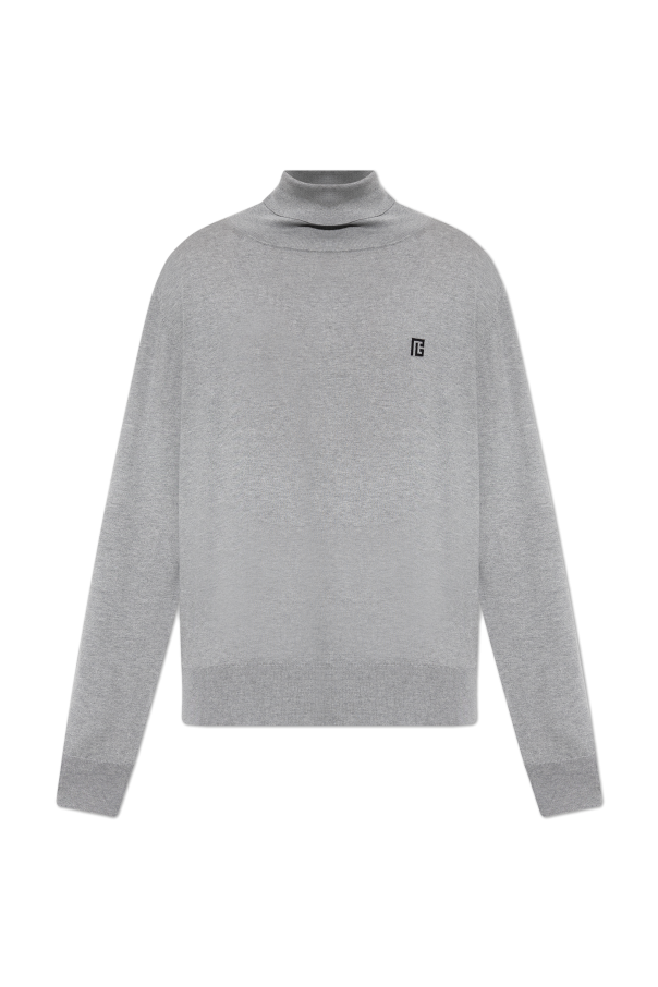 Turtleneck with logo od Balmain