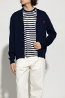 Ami Alexandre Mattiussi NAVY BLUE Wool cardigan