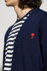 Ami Alexandre Mattiussi NAVY BLUE Wool cardigan