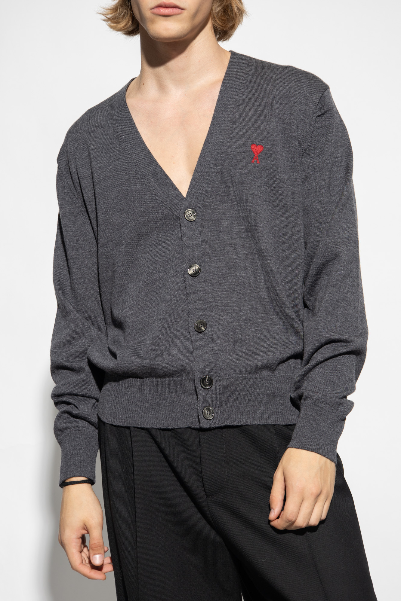 Ami Alexandre Mattiussi Wool cardigan