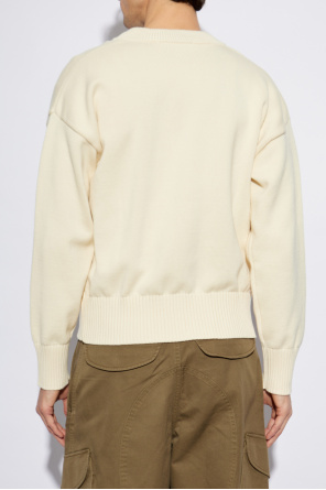 Ami Alexandre Mattiussi Cardigan with embroidered logo