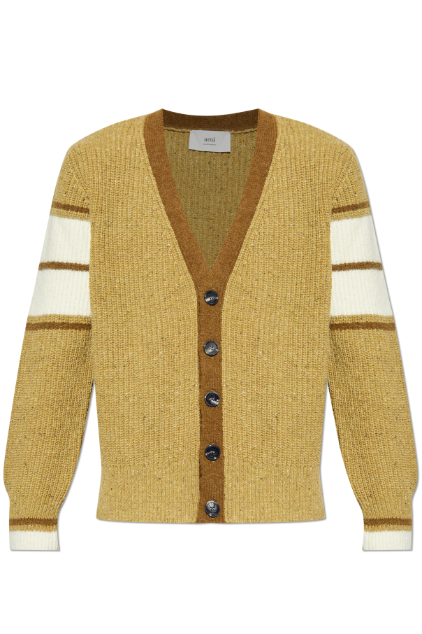 Cardigan with a V-neckline od Ami Alexandre Mattiussi