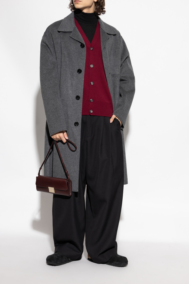 Ami Alexandre Mattiussi Cardigan with embroidered logo