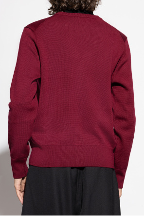 Ami Alexandre Mattiussi Cardigan with embroidered logo