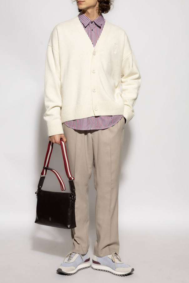 Ami Alexandre Mattiussi Cárdigan con logo