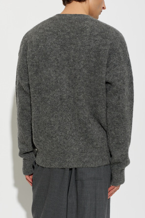 Ami Alexandre Mattiussi Wool cardigan with logo