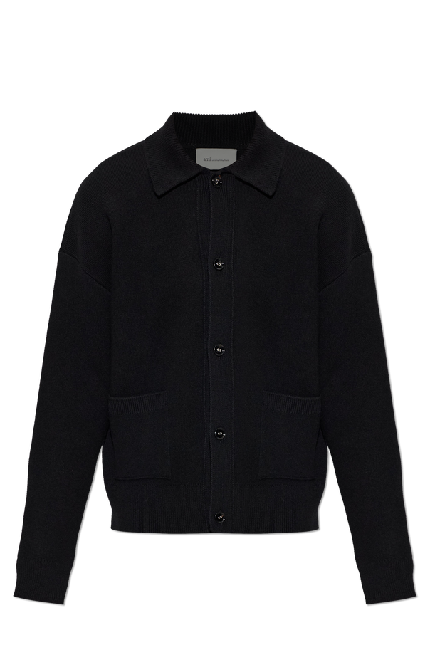 Wool cardigan with collar od Ami Alexandre Mattiussi