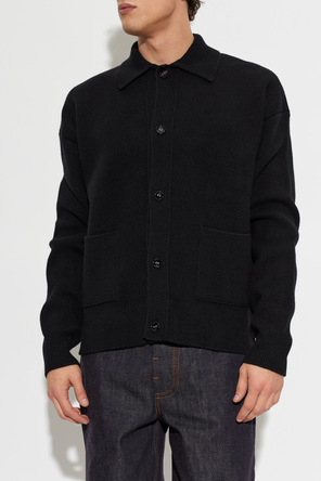 Ami Alexandre Mattiussi Wollene Strickjacke mit Kragen