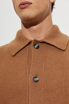 Ami Alexandre Mattiussi Woll-Cardigan mit Logo