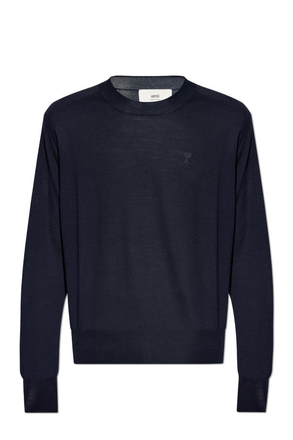 Ami Alexandre Mattiussi Wool jumper with logo