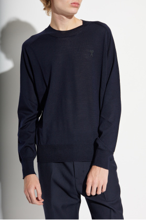 Ami Alexandre Mattiussi Wool jumper with logo