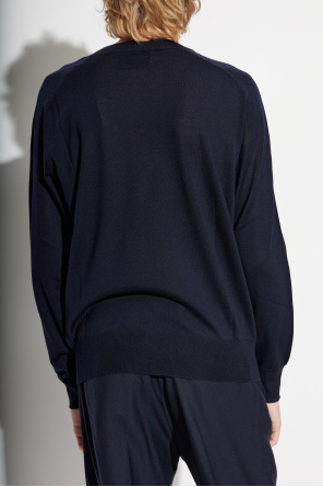 Ami Alexandre Mattiussi Wool jumper with logo