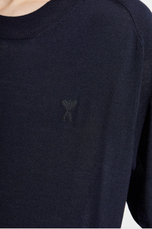 Ami Alexandre Mattiussi Wool sweater with logo